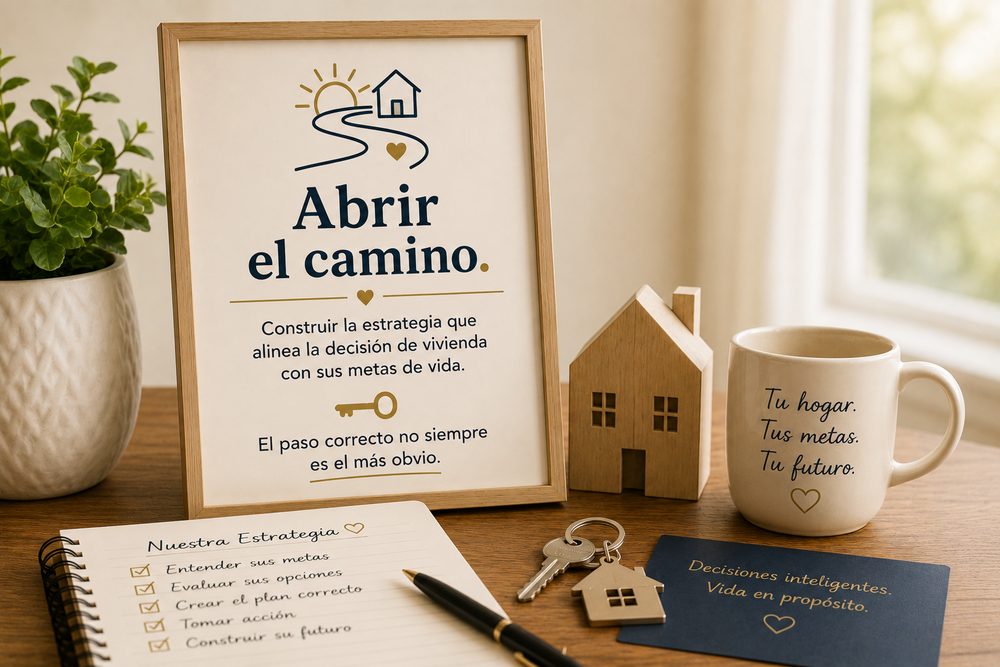 Abrir el camino — construir la estrategia que alinea la decisión con sus metas