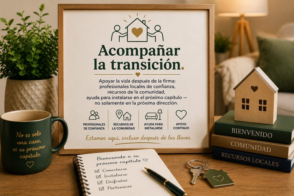 Acompañar la transición — apoyo para instalarse en el próximo capítulo