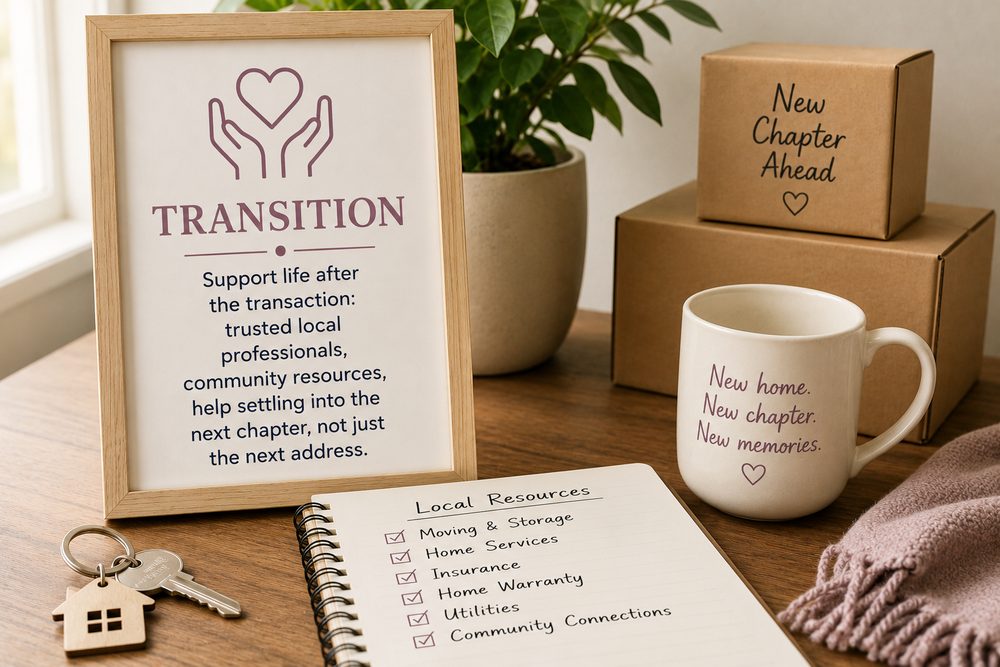 Transition — support settling into the next chapter after closing