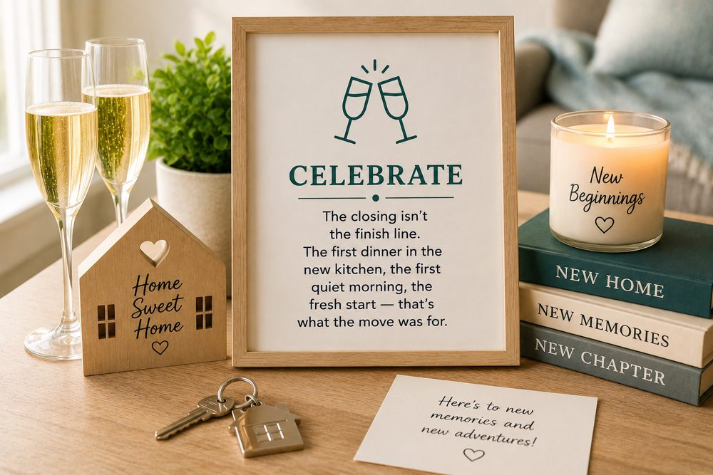 Celebrate — the fresh start the move was for